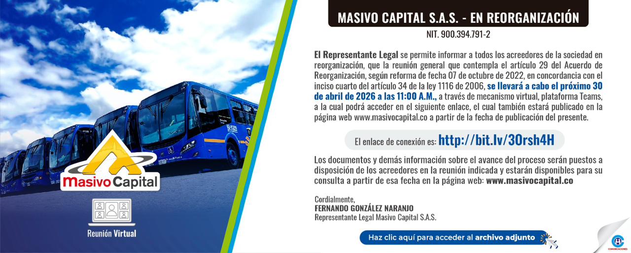 Reunión general acreedores